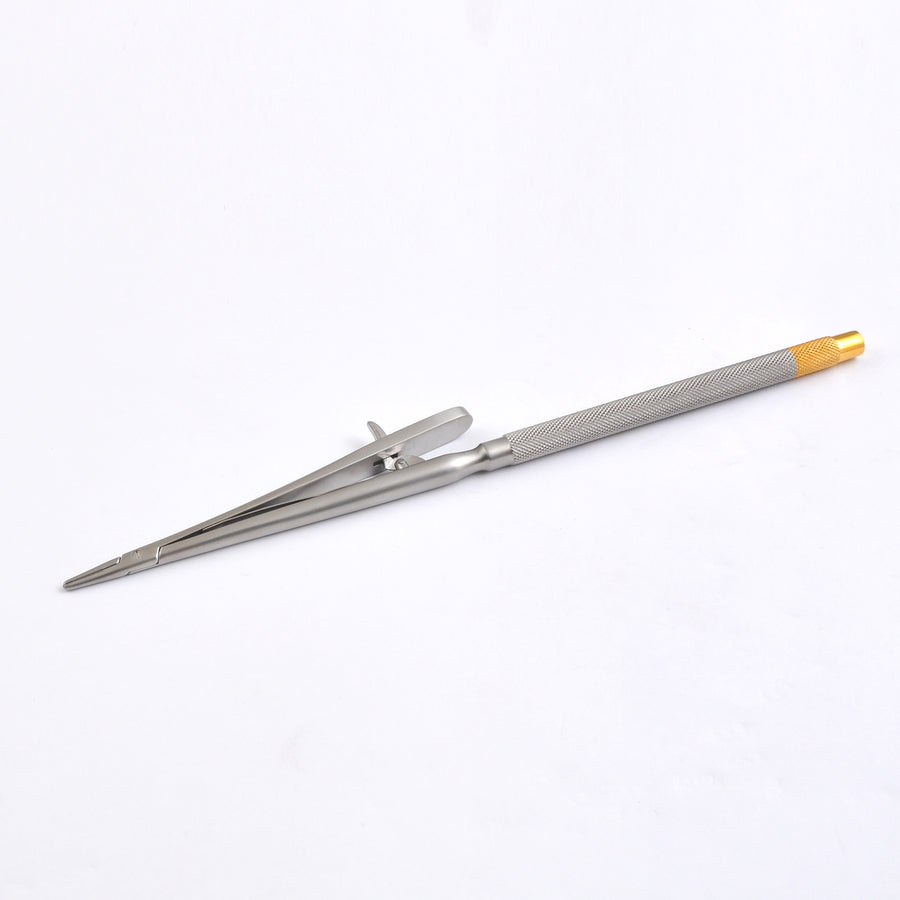 TC-Potts Smith, Micro Needle Holders, 0.4mm , 22cm (Tcf.05.22) by Dr. Frigz