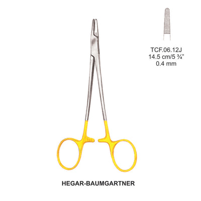 TC-Hegar Baumgartner  Needle Holders  14.5Cm, 0.4mm (TCF-06-12J)
