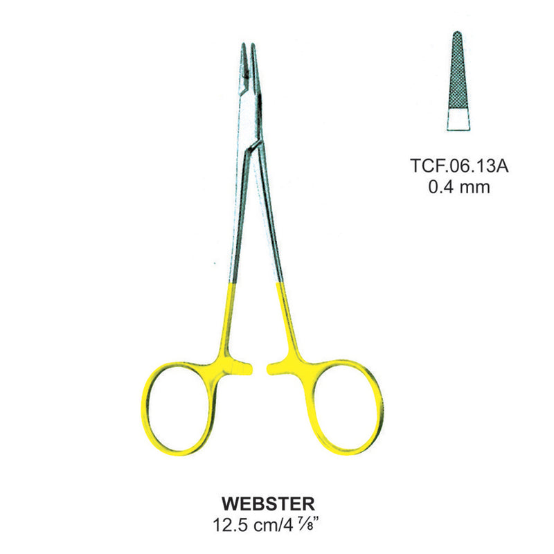 TC-Webster Needle Holders  12cm , 0.4mm (Tcf.06.13A) by Dr. Frigz