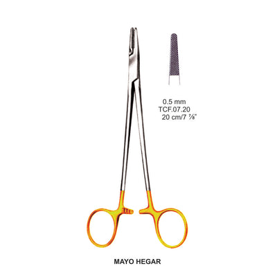 TC-Mayo-Hegar Needle Holders 0.5mm , 20cm  (TCF-07-20)