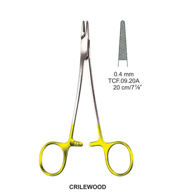 TC-Crilewood, Needle Holder, 0.4mm , 20cm  (TCF-09-20A)