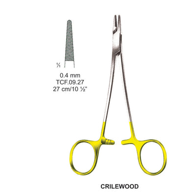 TC-Crilewood Needle Holders 27Cm, 0.4mm (Tcf.09.27) by Dr. Frigz
