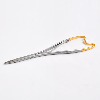 TC-French Mathieu, Needle Holder, Inside Ratchet, 0.5mm , 20cm (TCF-15-20S)