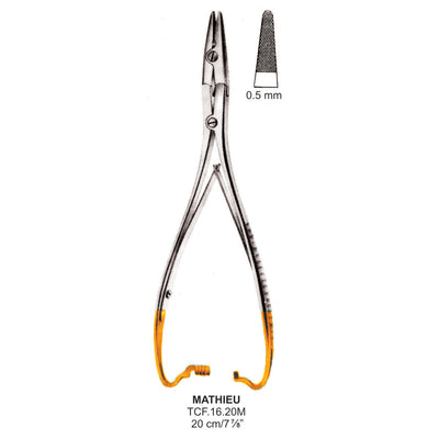 TC-Mathieu Needle Holder, 0.5mm , 20cm  (TCF-16-20M)