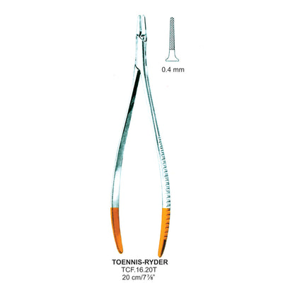 Tc Toennis-Ryder Needle Holders 20Cm, 0.4mm (Tcf.16.20T) by Dr. Frigz