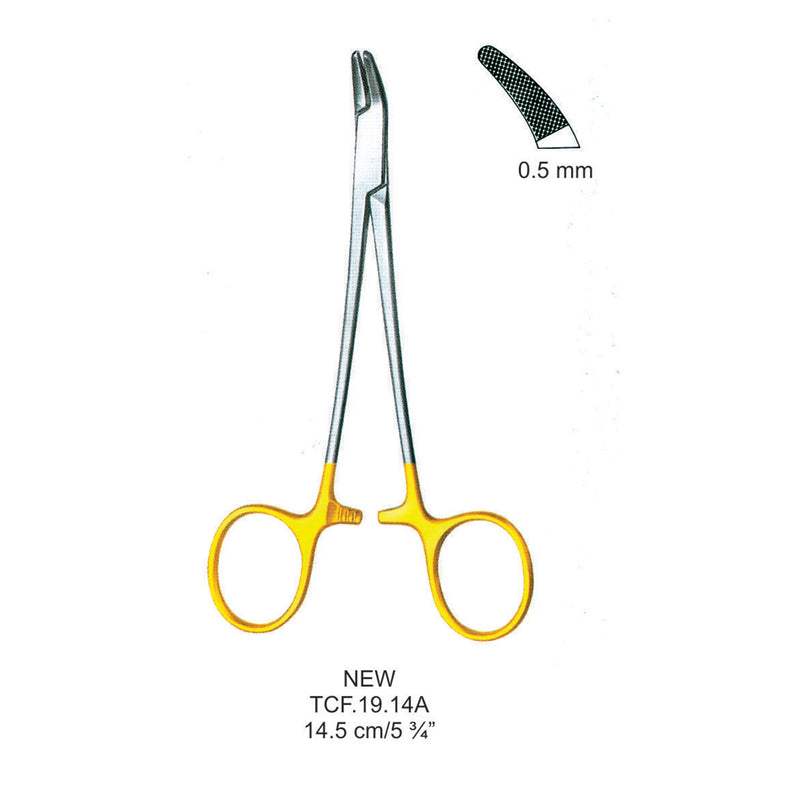 New Wire Twisting Forceps 14.5 cm , Curved (Tcf.19.14A) by Dr. Frigz