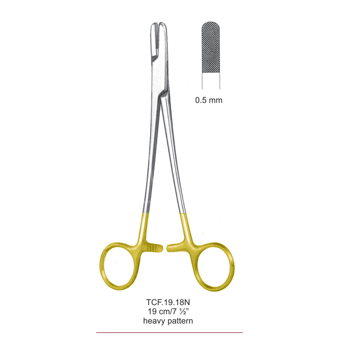 TC-Wire Forceps, Heavy Pattern, 19Cm, 0.5mm (Tcf.19.18N) by Dr. Frigz