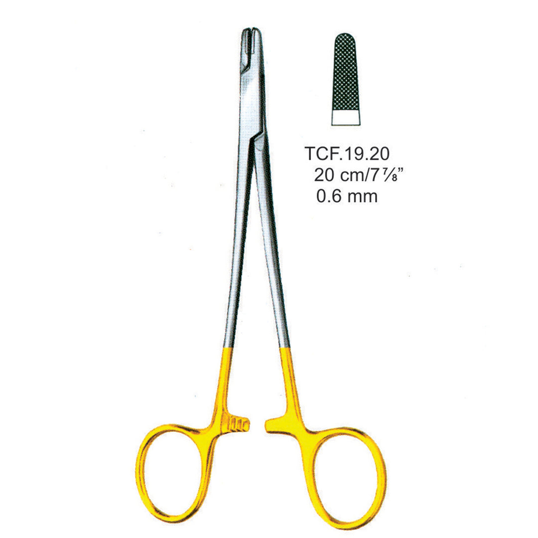 TC-Wire Twisting Forceps  Round Jaws 0.6mm , 20cm  (Tcf.19.20) by Dr. Frigz