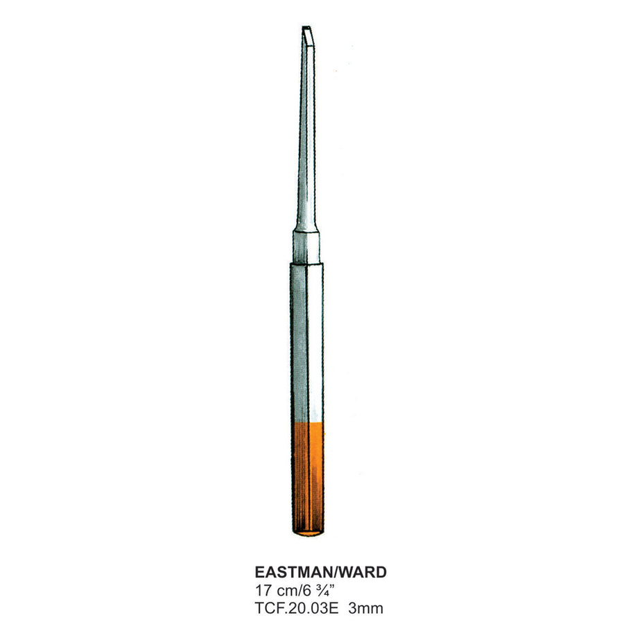 TC-Eastman/Ward, Chisels, 3mm , 17cm  (Tcf.20.03E) by Dr. Frigz