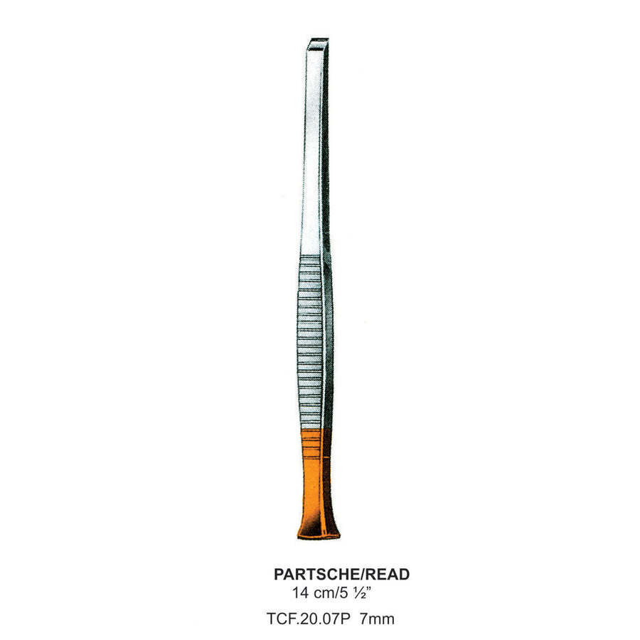 TC-Partsche/Read, Chisels, 7mm , 14cm  (Tcf.20.07P) by Dr. Frigz