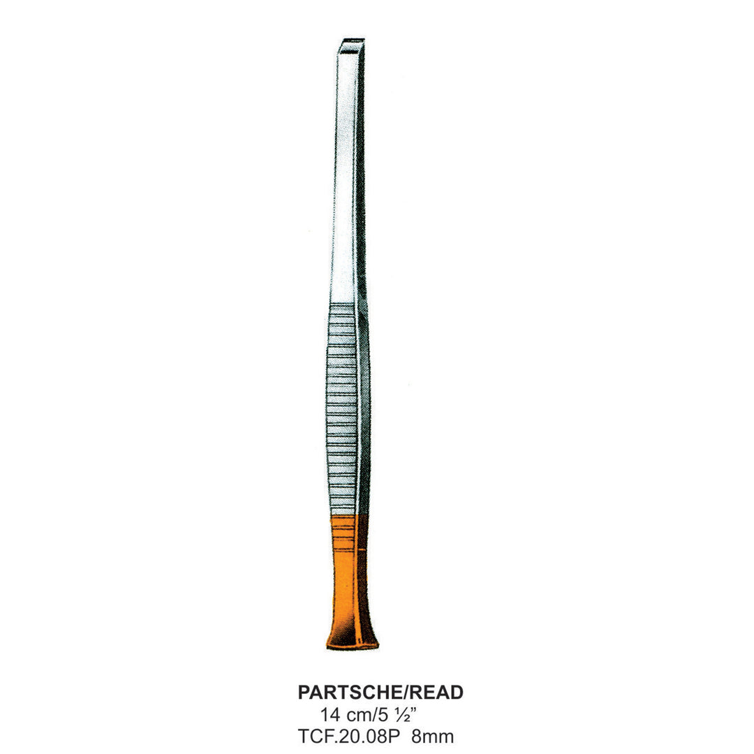 TC-Partsche/Read, Chisels, 8mm , 14cm  (Tcf.20.08P) by Dr. Frigz