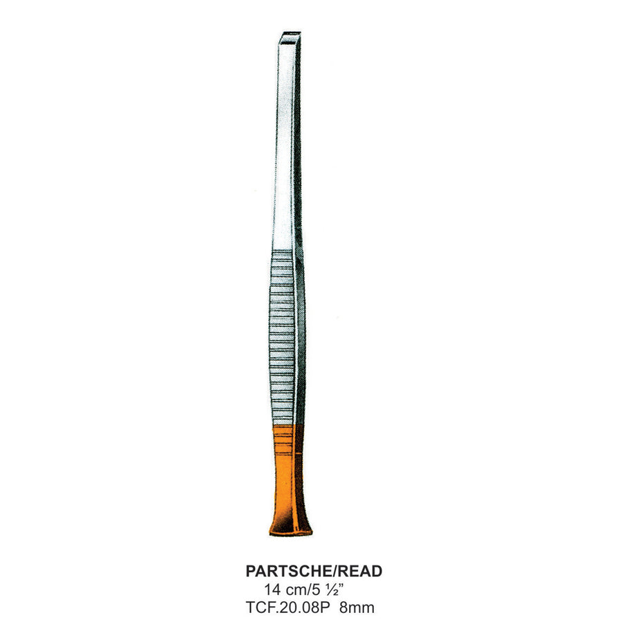 TC-Partsche/Read, Chisels, 8mm , 14cm  (Tcf.20.08P) by Dr. Frigz