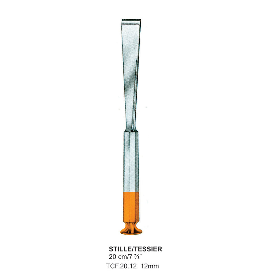 TC-Stille/Tessier, Chisels, 12mm , 20cm  (Tcf.20.12) by Dr. Frigz