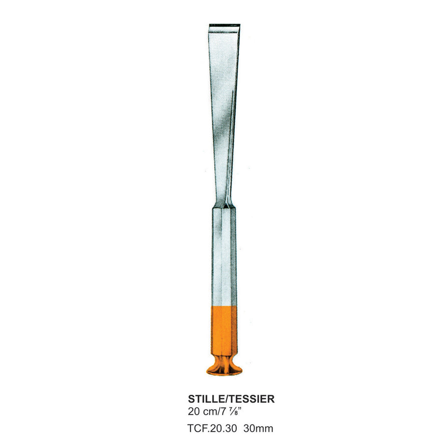 TC-Stille/Tessier, Chisels, 30mm , 20cm  (Tcf.20.30) by Dr. Frigz