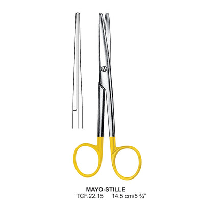 TC-Mayo-Stille Dissecting Scissors, Straight, Blunt-Blunt, 15cm  (TCF-22-15)