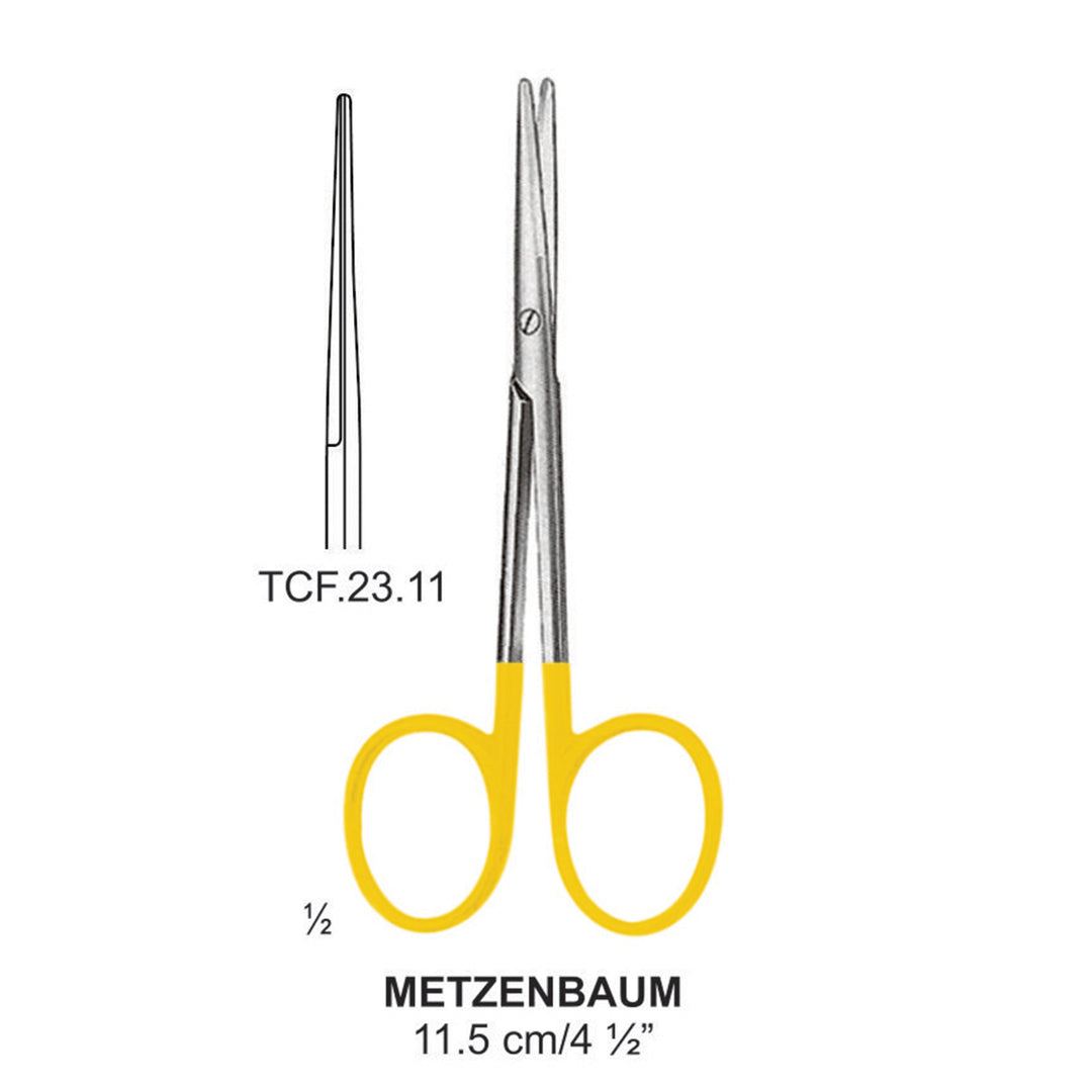 TC-Metzenbaum Scissors, Straight, 11.5cm  (Tcf.23.11) by Dr. Frigz