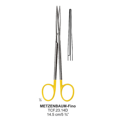 TC-Metzenbaum-Fino Delicate Dissecting Scissors, Straight, Sharp-Sharp, 14.5cm  (TCF-23-14D)