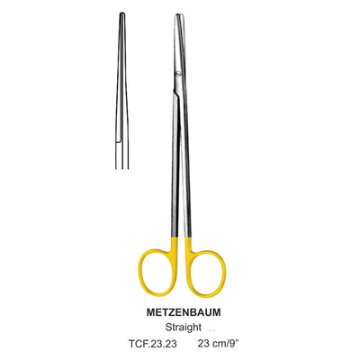 TC-Metzenbaum Dissecting Scissors, Straight, Blunt-Blunt, 23cm  (Tcf.23.23) by Dr. Frigz