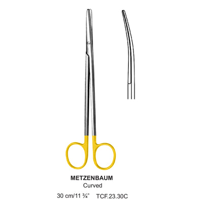 TC-Metzenbaum Dissecting Scissors, Curved, Blunt-Blunt, 30cm  (TCF-23-30C)