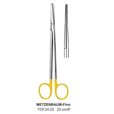 TC-Metzenbaum-Fino Delicate Dissecting Scissors, Straight, Blunt-Blunt, 23cm  (Tcf.24.23) by Dr. Frigz