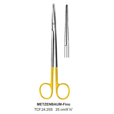 TC-Metzenbaum-Fino Delicate Dissecting Scissors, Straight, Sharp-Sharp, 25cm  (Tcf.24.25S) by Dr. Frigz