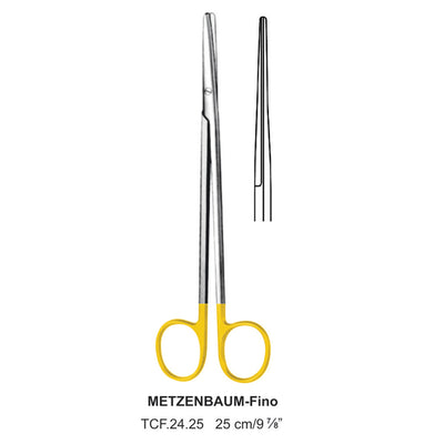 TC-Metzenbaum-Fino Delicate Dissecting Scissors, Straight, Blunt-Blunt, 25cm  (TCF-24-25)