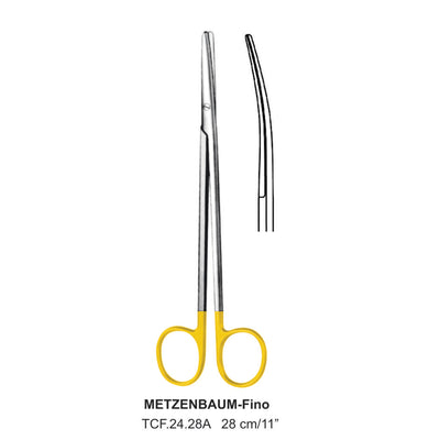 TC-Metzenbaum-Fino Delicate Dissecting Scissors, Curved, Blunt-Blunt,28cm  (TCF-24-28A)