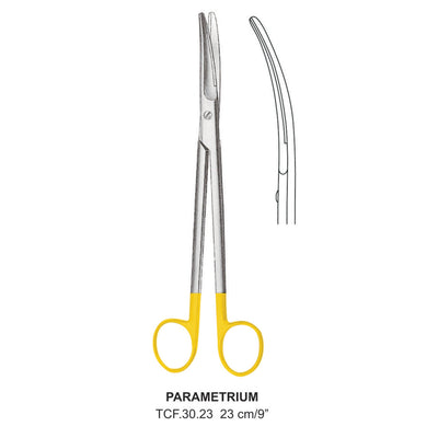 TC-Parametrium Operating Scissors, Curved, 23cm  (TCF-30-23)