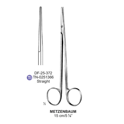 Titanium-Metzenbaum Operating Scissors, Straight, 15cm (TN-0251366)