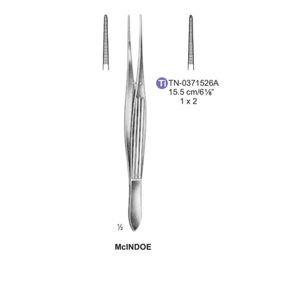 Titanium-Mcindoe Tissue Forceps, 1:2 Teeth, 15.5cm (TN-0371526A)