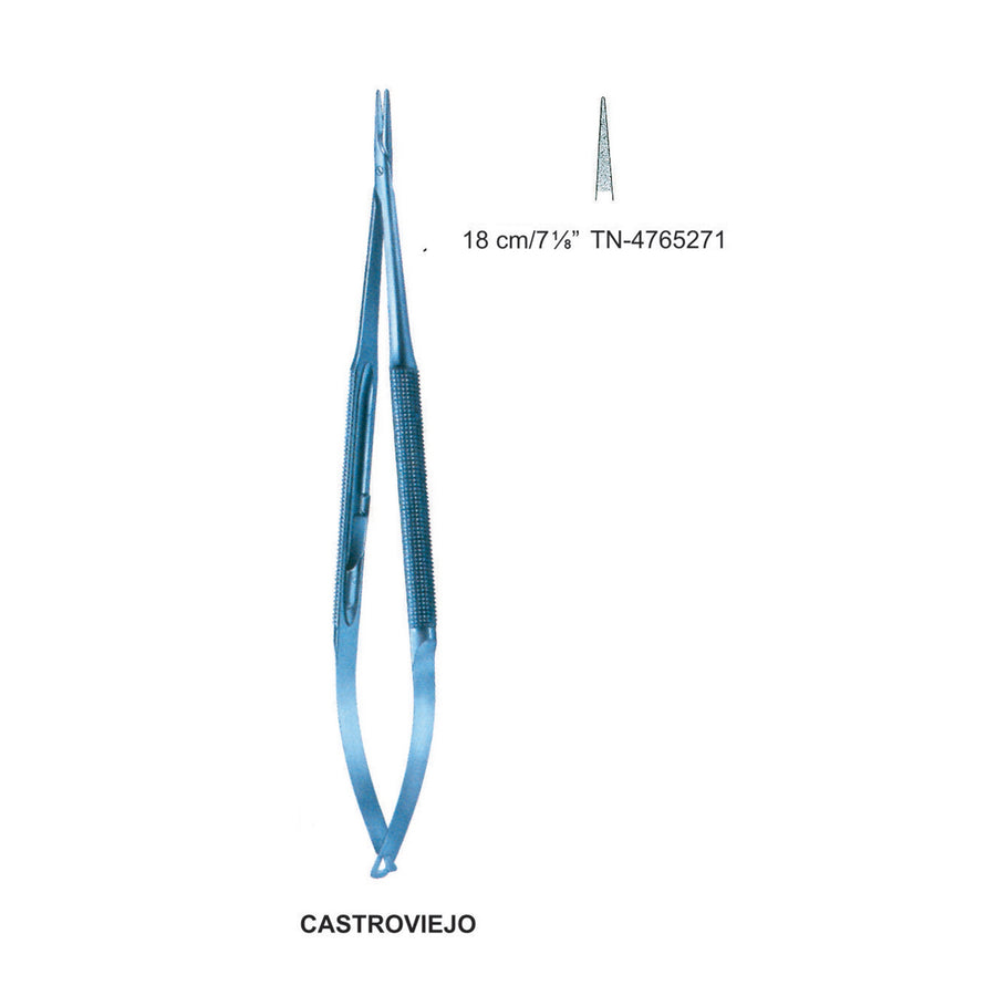 Castroviejo Titanium Instruments 18cm (Tn-4765271) by Dr. Frigz