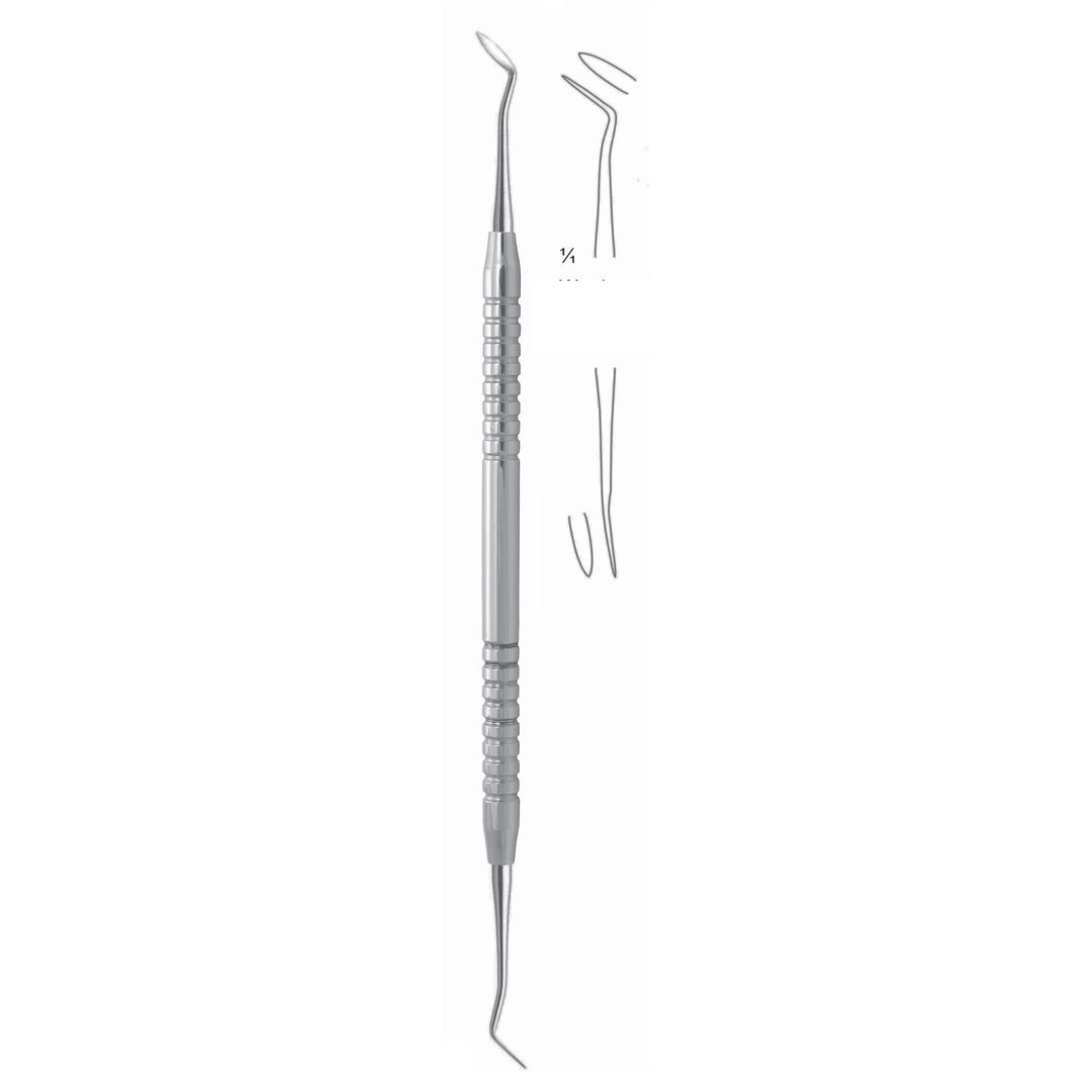 Ward Wax 17.5cm Solid Handle Fig 1S 6 mm (U-020-07) by Dr. Frigz