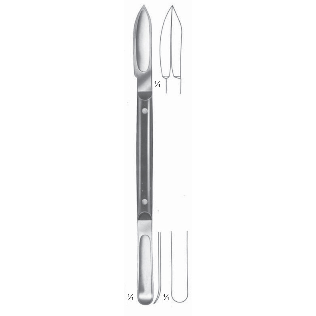 Lessmann Wax 13cm Wooden Handle (U-043-13) by Dr. Frigz