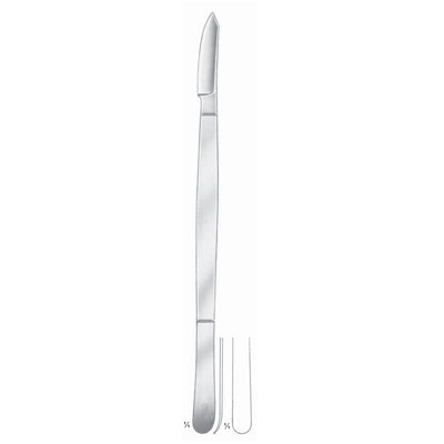 Wax 17.5cm Metal Handle, Sterilizable (U-046-17)