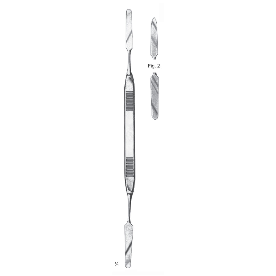 Wax Cement Spatulas Fig 2 (U-054-02) by Dr. Frigz