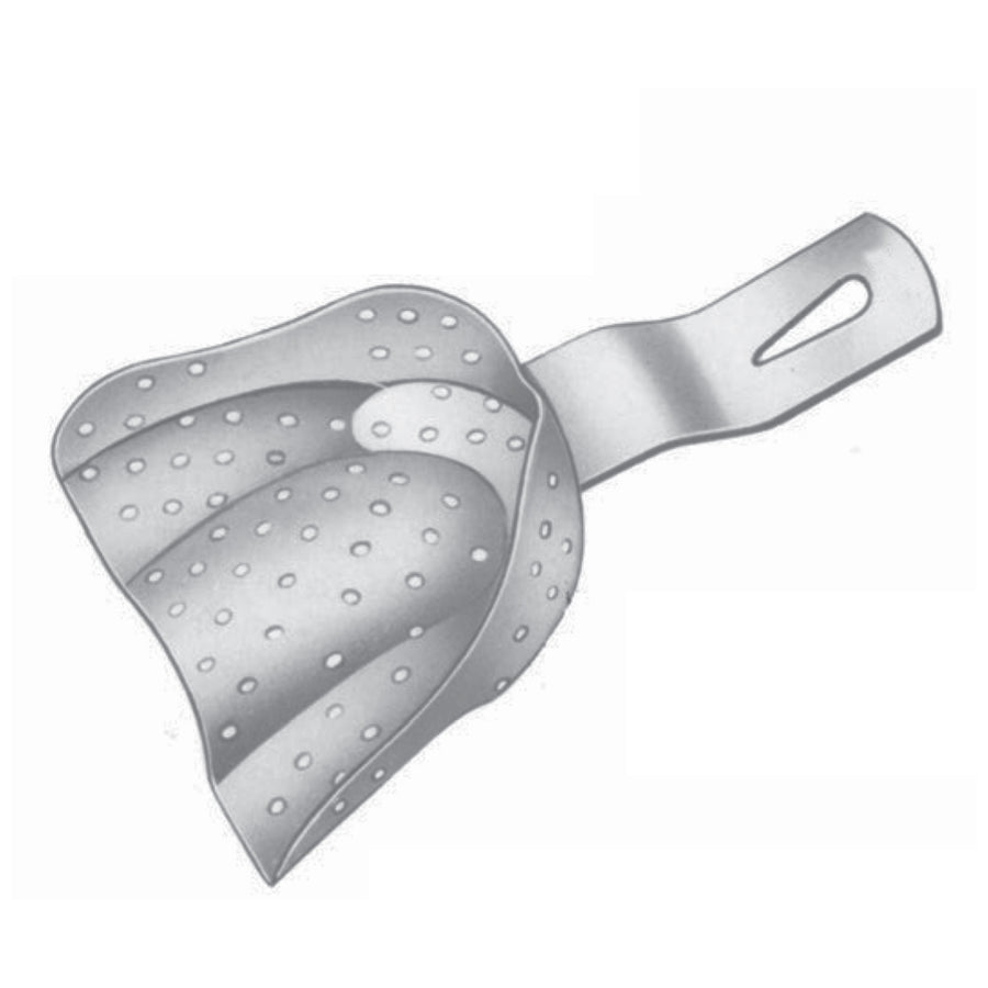 Perforated Impression Trays Form Pu (Sup/P), For Partially Tooth Upper Jaw Fig 1 (V-006-01) by Dr. Frigz