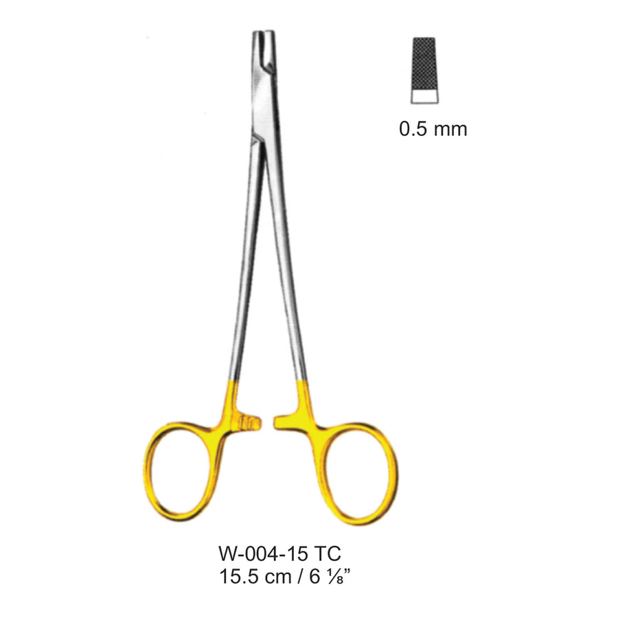 Technic Pliers Straight Tc 15.5cm 0.5 mm (W-004-15Tc) by Dr. Frigz