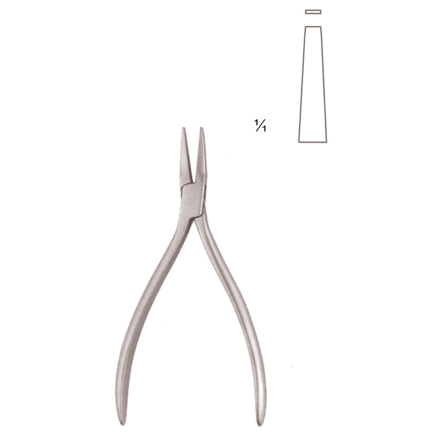 Dumont Technic Pliers Straight 11.5cm (W-007-11) by Dr. Frigz