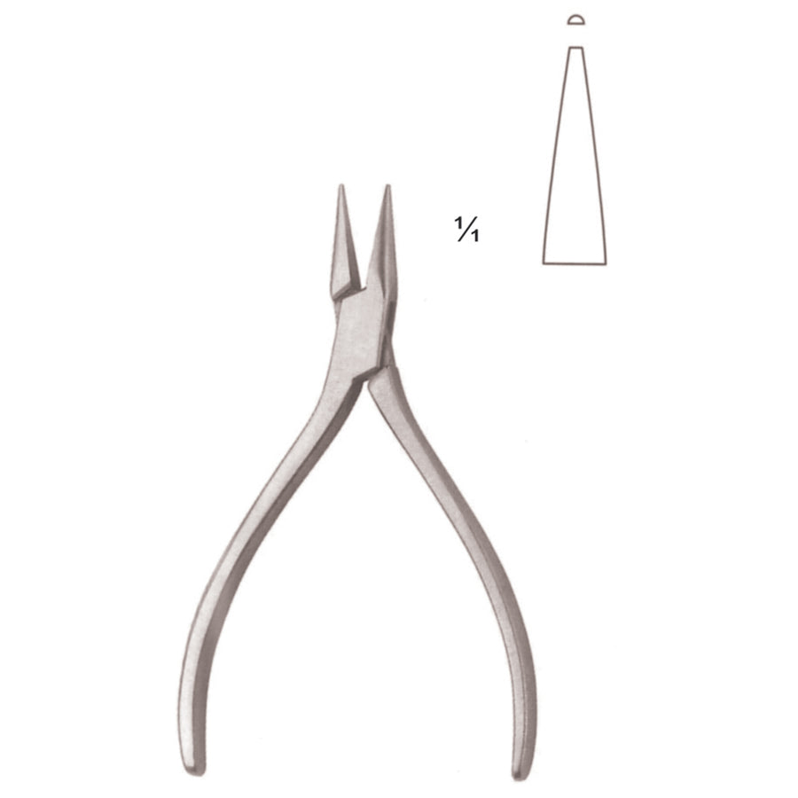 Dumont Technic Pliers Straight 11.5cm (W-008-11) by Dr. Frigz