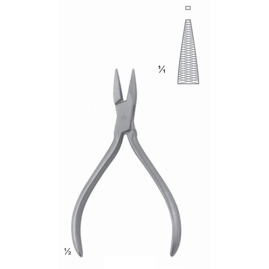 Technic Pliers Straight 13cm Fluted (W-012-13) by Dr. Frigz