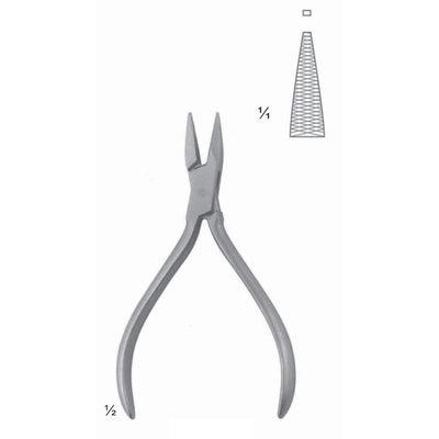 Technic Pliers Straight 13cm Fluted (W-012-13)