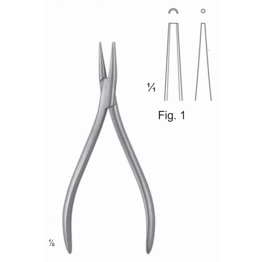 Schwarz Technic Pliers Straight 13cm Fig 1 (W-015-13) by Dr. Frigz