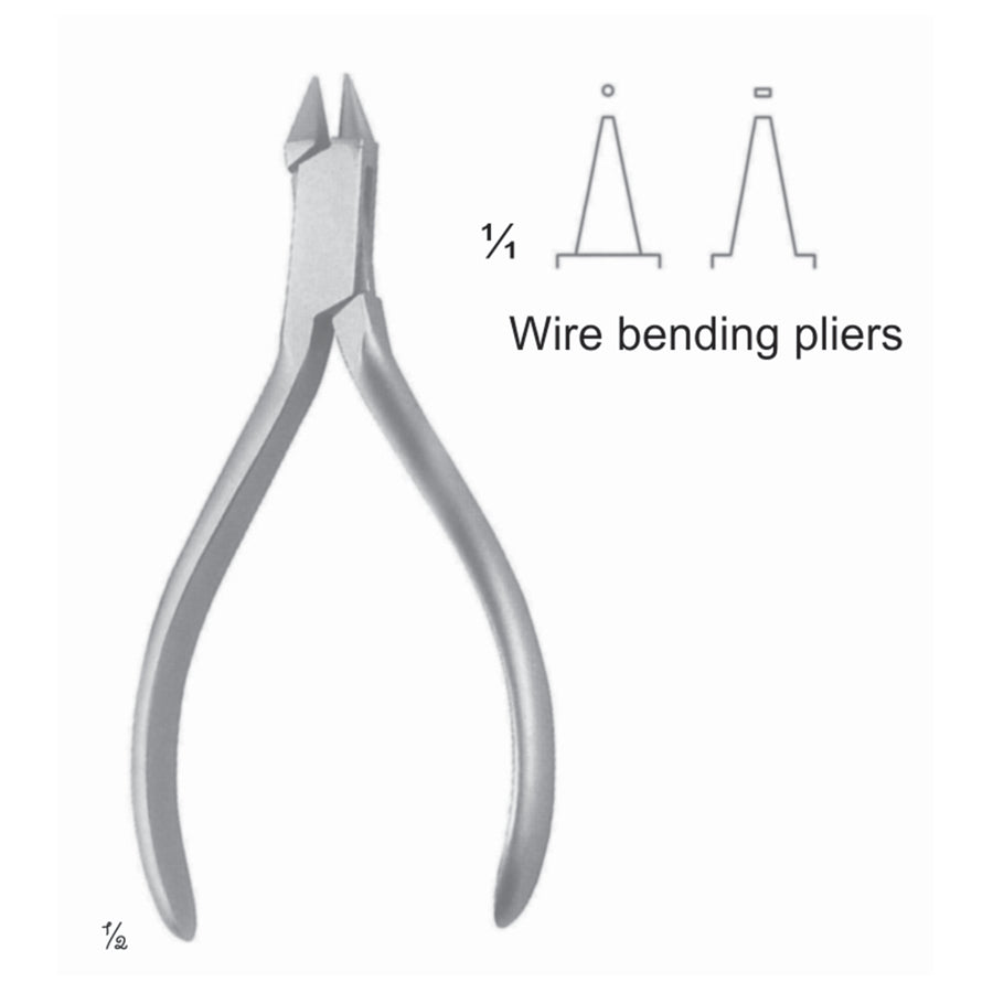 Angle Technic Pliers 12cm Wire Bending Pliers (W-018-12) by Dr. Frigz