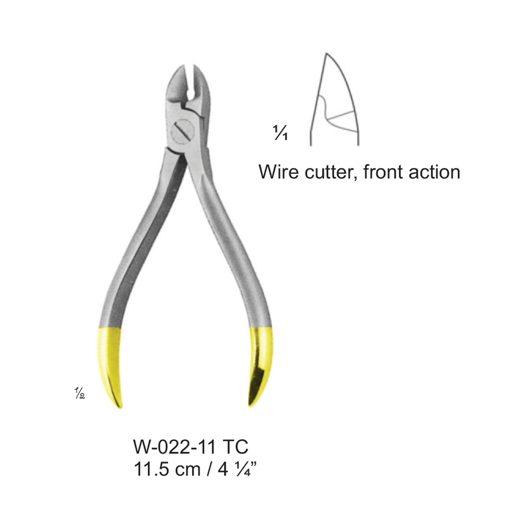 Technic Pliers Tc 11.5cm Wire Cutter, Front Action (W-022-11Tc) by Dr. Frigz