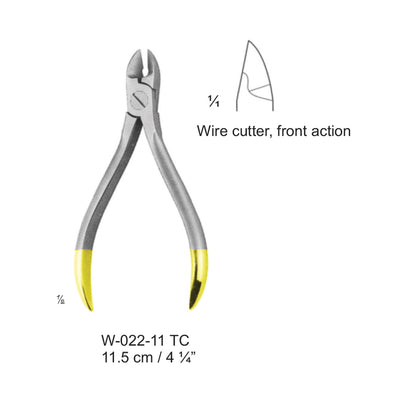 Technic Pliers Tc 11.5cm Wire Cutter, Front Action (W-022-11Tc) by Dr. Frigz