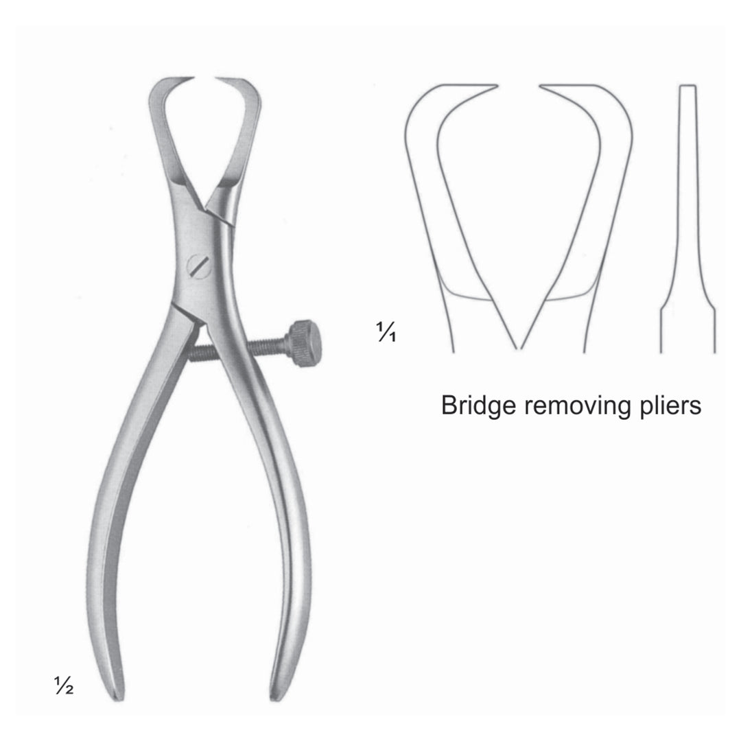 Furrer Technic Pliers 15.5cm Bridge Removing Pliers (W-041-15) by Dr. Frigz