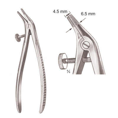 Bohm Technic Pliers 16cm Telescope Crown Pliers, Complete With Interchangeable Diamond Inserts And Allan Key 4.5 mm X 6.5 mm (W-048-16) by Dr. Frigz
