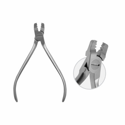 Arch Forming Pliers , The Bent Tips Of The Wirlingual/Palatal Tubes Dia 2 X 0.9 Mm. Max Wire Thickness: Dia 0.9 mm , Hard , 11.5 cm  (W-062-11) by Dr. Frigz