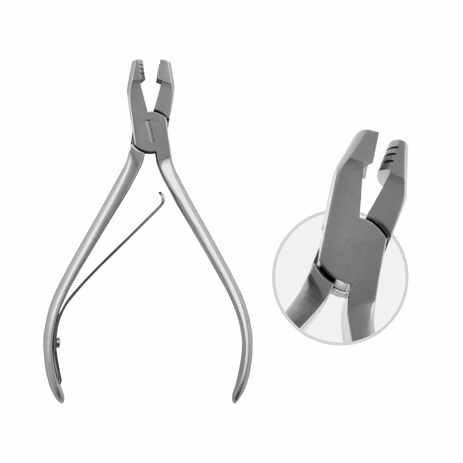 De La Rosa Contouring Pliers With Guiding Grooves For Forming Round And Square Arches , 12 cm  (W-067-12) by Dr. Frigz