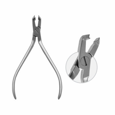 Distal End Cutter Mini Wire Holder. With Hard Metal Inserts Wire Thickness: F 0.56 X 0.70 Mm / 22 X 28 , 12.5 Cm  (W-069-12) by Raymed